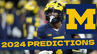 Michigan Football 2024 Predictions [upl. by Aehsel]