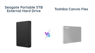 Seagate vs Toshiba Portable External Hard Drive Comparison [upl. by Ame257]