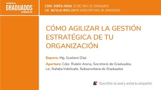 Cómo agilizar la gestión estratégica de tu organización  Económicas UBA [upl. by Noda]