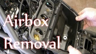 Tiger 800  AirboxAir filter Removal  Refit [upl. by Glenn893]