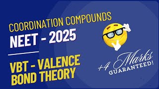 Valence Bond Theory  Coordination compoundsNEET 2025 NCERT chemistry [upl. by Allix]