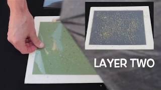 ART124 exposing cyanotype fabric to multiple layers [upl. by Newmark912]