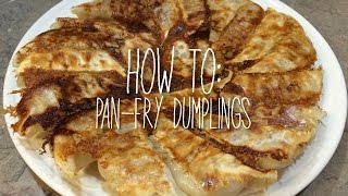 How to PanFry Dumplings [upl. by Anear525]