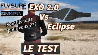 TEST Les HARNAIS Manera sont ils faits pour vous  EXO20 vs Eclipse Manera 2021  Flysurfcom [upl. by Erdied]