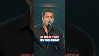 Hai Saaf Dil Ye Mera salmankhan ashwaryarai lovestory [upl. by Ynoffit330]