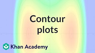 Contour plots  Multivariable calculus  Khan Academy [upl. by Smailliw20]