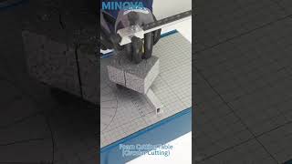 MINOVA KD6A Foam Cutter Circular Cutting asmr satisfying hotwire tools [upl. by Ja]