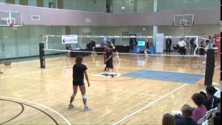 A Great Serving and Receiving Drill from John Dunning  Volleyball 2015 30 [upl. by Etteoj]