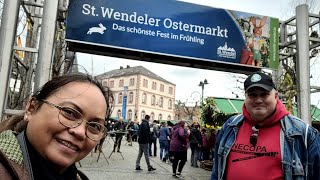 St Wendel Easter Market Ostermarkt Germany 2023 [upl. by Ketchan]