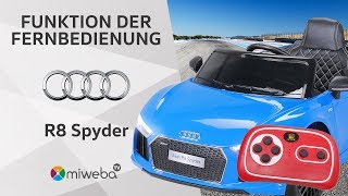 🔧 Fernbedienung ANLERNEN 🛠️  Audi R8 Spyder 🚗  GermanDeusch [upl. by Sibel647]