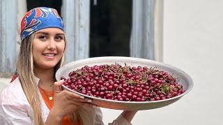 Delicious Sour Cherry dessert With coriander and parsley [upl. by Chambers]