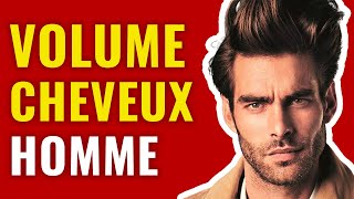 ✅ Comment donner du VOLUME à ses CHEVEUX HOMME 🔥 [upl. by Ojeillib]