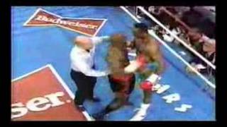 Hearns vs Barkley Rematch March 1992rounds one and two [upl. by Eisned]