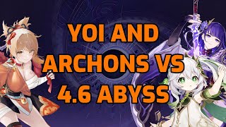 Yoimiya Double Hydro and Archon Duo  Genshin Impact 46 Spiral Abyss [upl. by Ailhat]