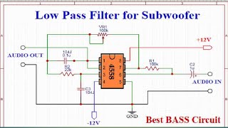 12012v low pass filter circuit diagram [upl. by Pheni670]