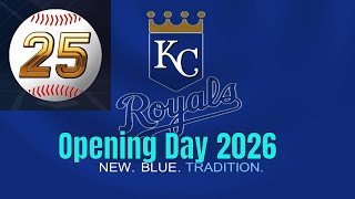 OOTP25 Royals Opening Day 2026 Royals at Twins [upl. by Kreegar]