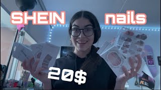 SHEIN NAIL HAUL 20 press on review [upl. by Joiner160]