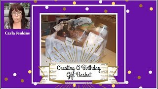 CREATING A BIRTHDAY GIFT BASKETHAMPERCRATE FOR MY FRIEND [upl. by Caesar]