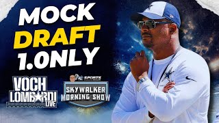 âœ­ Cowboys MOCK DRAFT 10nly w Voch Lombardi nfldraft2024 [upl. by Burkitt929]