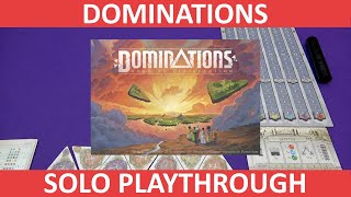 Dominations Road to Civilization  Solo Playthrough  slickerdrips [upl. by Salocin]