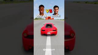 Quem ganha nas faltas Vini JR vs Rodri ⚽ beamng beamngdrivevinijr rodri [upl. by Alletsirhc]