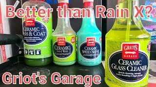 NEW Better than Rain X  Griots Garage Ceramic Glass Cleaner [upl. by Naig]