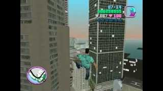 GTA Vice City The tallest points in the city  proving the zepellin is not solid [upl. by Lurlene]