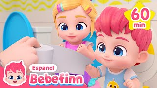 ¡Puedo ir al Baño Solo🚽💩  Adiós Pañales  Maratón de las Canciones Infantiles de Bebefinn [upl. by Nachison]