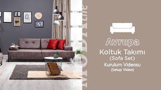 Avrupa Koltuk Takımı Kurulum Avrupa Sofa Set Assembly [upl. by Naujd534]