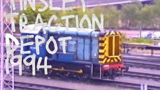 Tinsley Traction Depot 1994 Sheffield class 47 45 20 56310809010 electric loco in for repair [upl. by Girand]