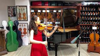 Francesco Bissolotti Violin 2006 ／ フランチェスコ・ビソロッティ 2006年製ヴァイオリン演奏動画 ／ クライスラー：愛の悲しみ [upl. by Aitsirk]