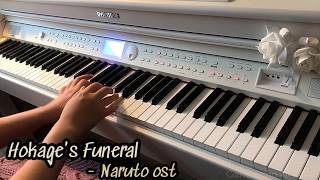 호카게의 장례식  나루토 ost 피아노 Naruto ost Hokages Funeral pianocover sadmusic naruto hokage 나루토ost [upl. by Terry]