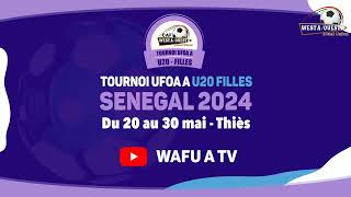 Tournoi UFOA A U20 Filles Sénégal 2024 Libéria vs Guinée [upl. by Nyberg]