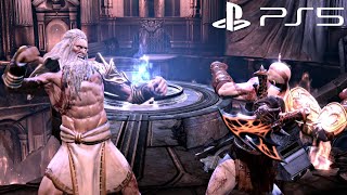 God of War 3 PS5 ZEUS Final Boss Fight amp ENDING  Secret Ending Scene 4K Ultra HD Kratos Vs Zeus [upl. by Tyler903]