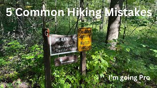 5 Common Hiking Mistakes most Beginners Make tips hiking skills [upl. by Rhee]