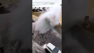 Marina di Pisas in Italy Massive Wave Crash Natures Unstoppable Power Revealed [upl. by Alomeda18]