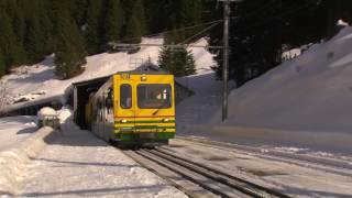 Rail Away Zwitserland LauterbrunnenWengenKleine Scheidegg [upl. by Araet]