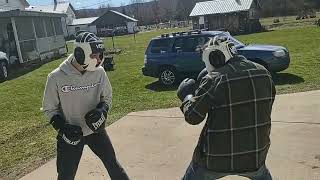 Caleb vs Nick Hard Sparring [upl. by Ynamrej]