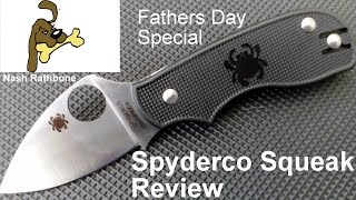 Spyderco Squeak Review [upl. by Ledba691]