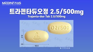 653501390 트라젠타듀오정25500mg [upl. by Annaes564]