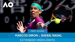 Marcos Giron v Rafael Nadal Extended Highlights 1R  Australian Open 2022 [upl. by Lyndes]