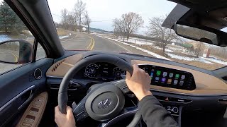 2020 Hyundai Sonata Limited  POV Review [upl. by Laumas497]