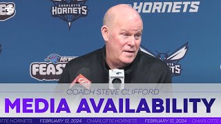 Hornets vs Pacers Coach Clifford Postgame Media Availability  2122024 [upl. by Sinnal447]