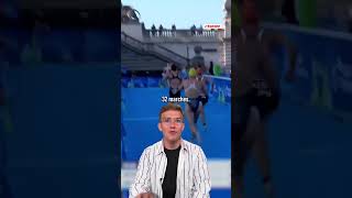 👀 Le parcours magnifique du triathlon aux JO à Paris Olympics Paris2024 olympics2024 [upl. by Beaufert]