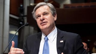 LIVE FBI director Christopher Wray resigns after leading agency since 2017 [upl. by Aelber]