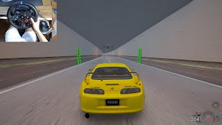 Assetto Corsa  Toyota Supra MK4 TRD 4r Hometown map  Logitech G29  Shifter [upl. by Esinet109]