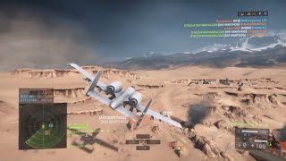 Battlefield 4 Attack Jet Silk Road A10 Warthog Gameplay [upl. by Sallyanne]