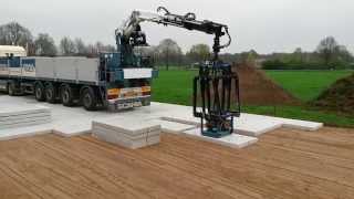 Betonplaten leggen  SIMbeton [upl. by Neelram]