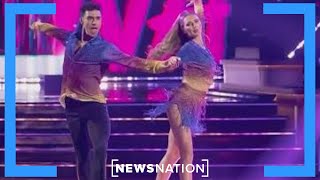 Convicted felon Anna Delvey sports ankle monitor on ‘Dancing with the Stars’  Dan Abrams Live [upl. by Bridwell]