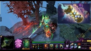 Dota 2 wright king Immortal Blistering shade Imbued Lockless Luckvase 2016 [upl. by Tiena]